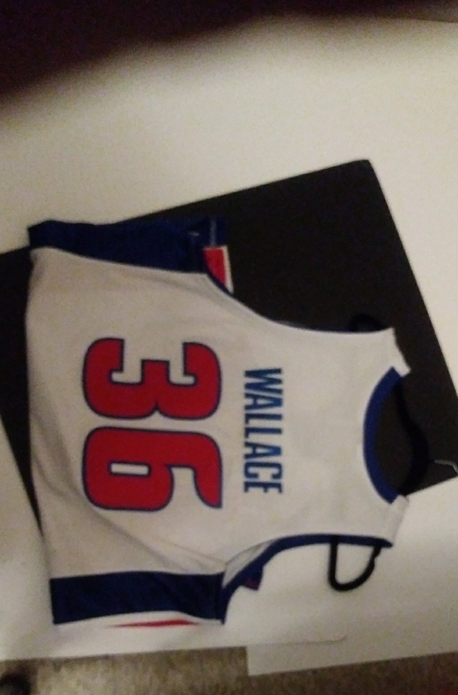 Rasheed Wallace # 36 Official NBA Pistons Jersey!!